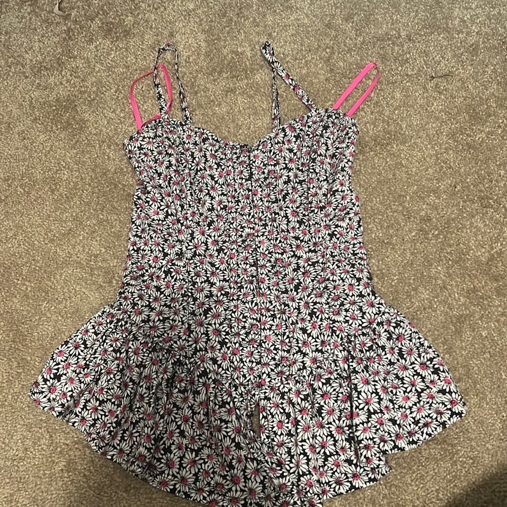 Betsey Johnson pretty little liars Hanna Marin daisy corset top size 0